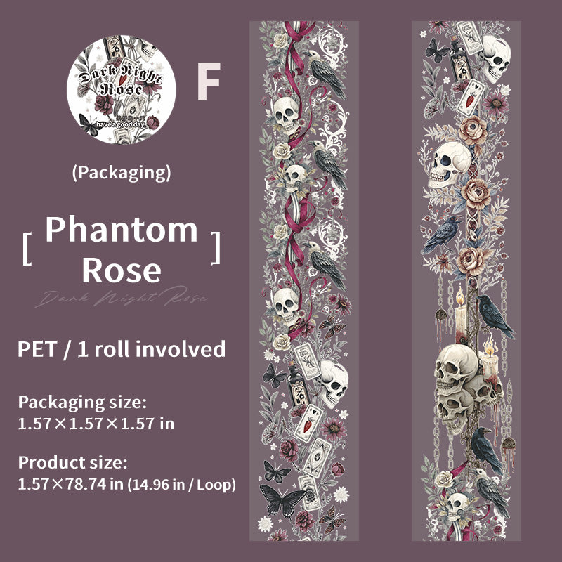 Dark Night Rose Tape