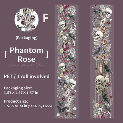 Dark Night Rose Tape