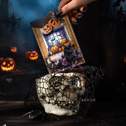 Dark Night Window Shadow Sticker 10pcs