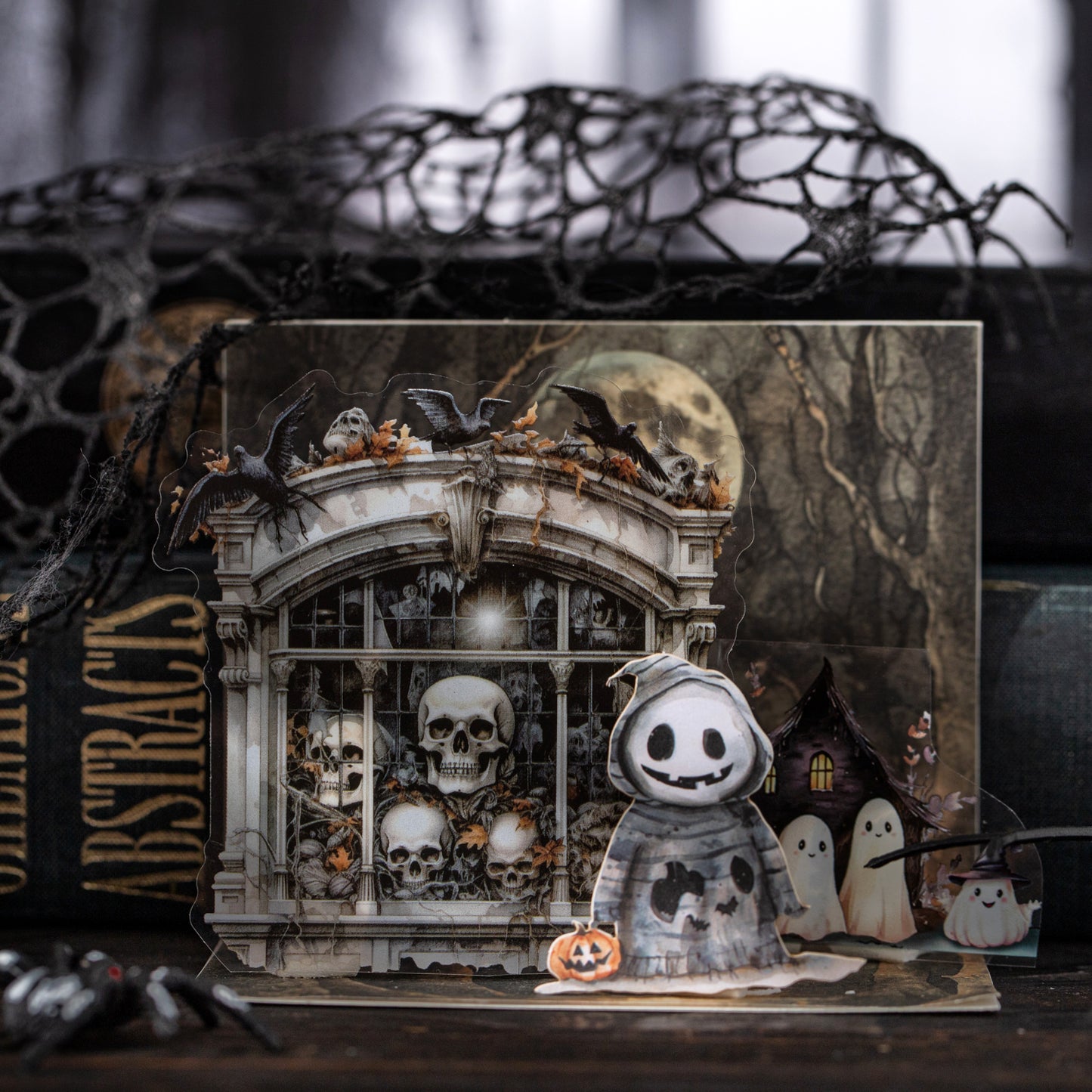 Dark Night Window Shadow Sticker 10pcs