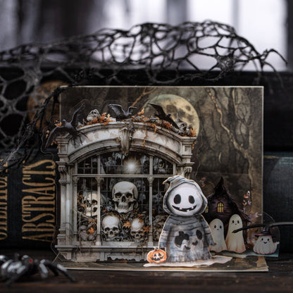 Dark Night Window Shadow Sticker 10pcs