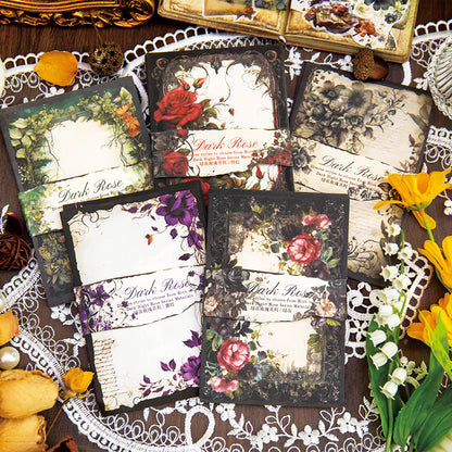 Dark Rose Paper 30pcs