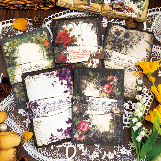 Dark Rose Paper 30pcs