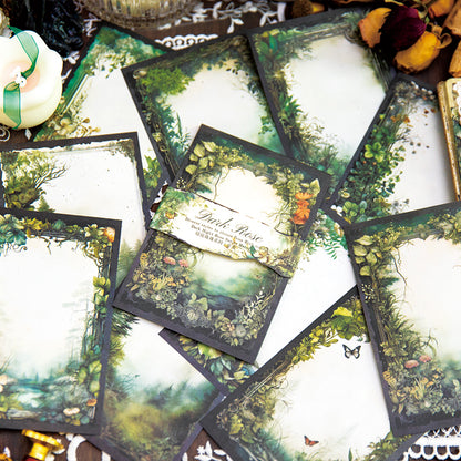 Dark Rose Paper 30pcs