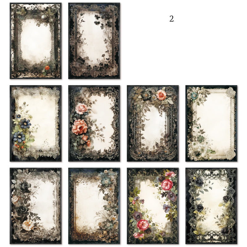Dark Rose Paper 30pcs