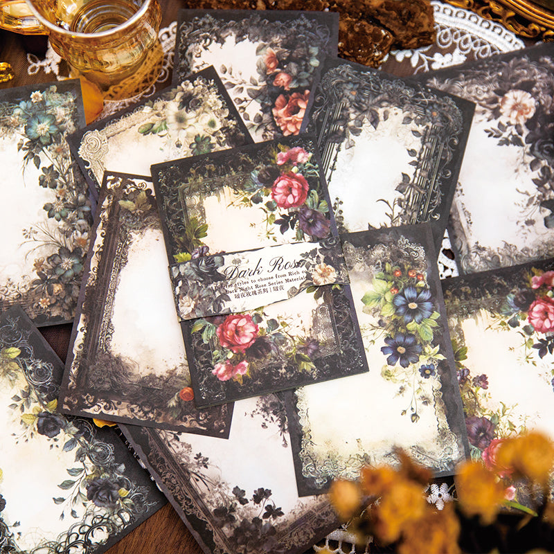 Dark Rose Paper 30pcs
