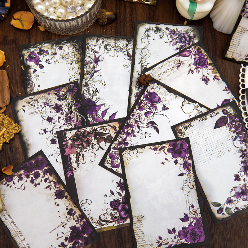 Dark Rose Paper 30pcs