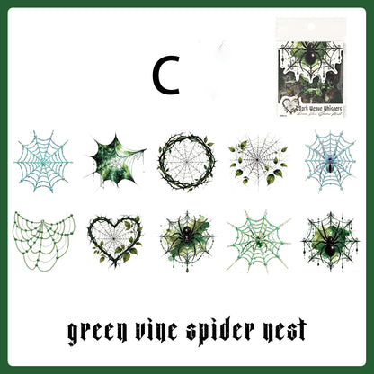 Dark Weave Hush Whisper Sticker 10pcs