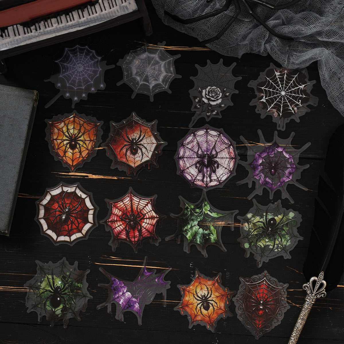 Dark Weave Hush Whisper Sticker 10pcs