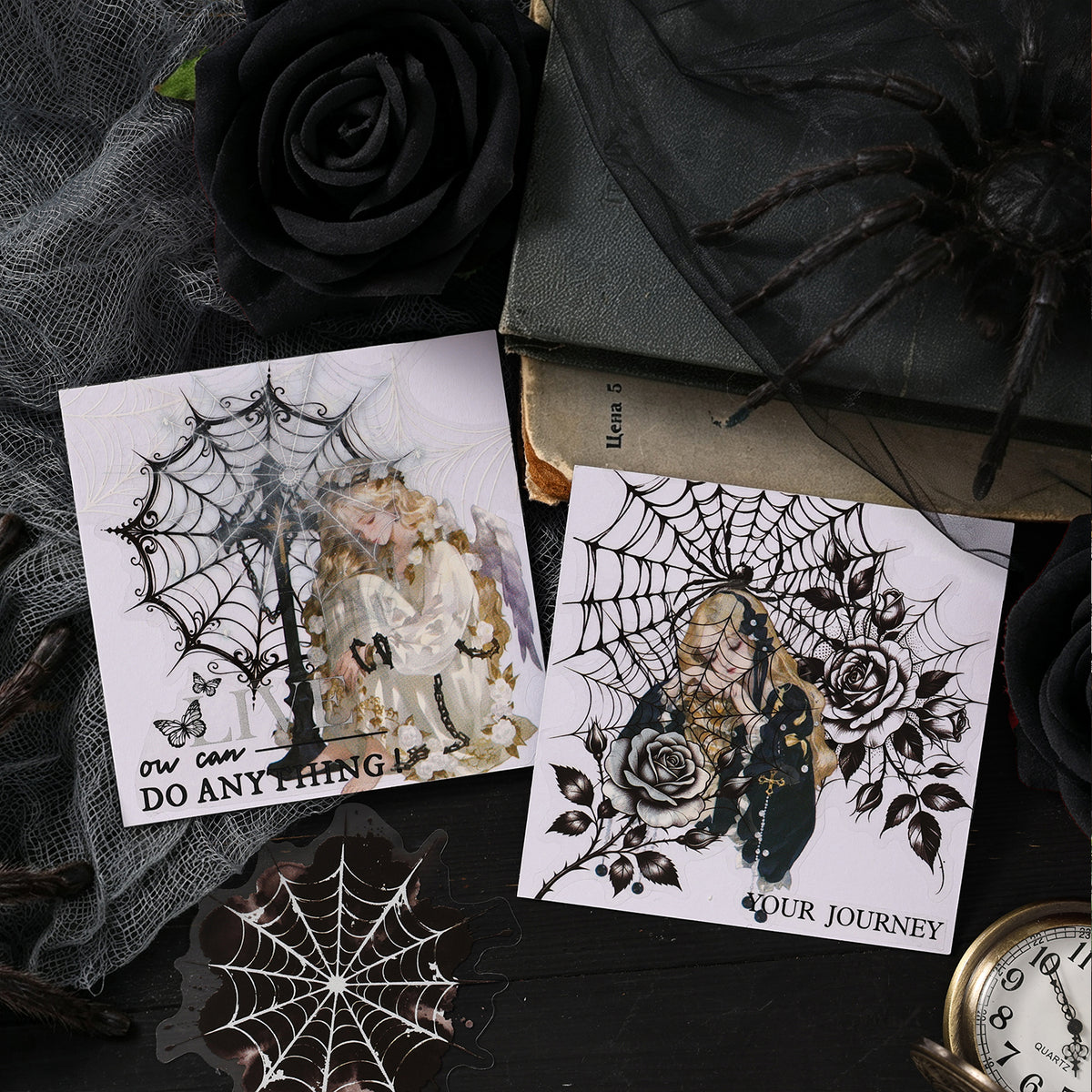 Dark Weave Hush Whisper Sticker 10pcs