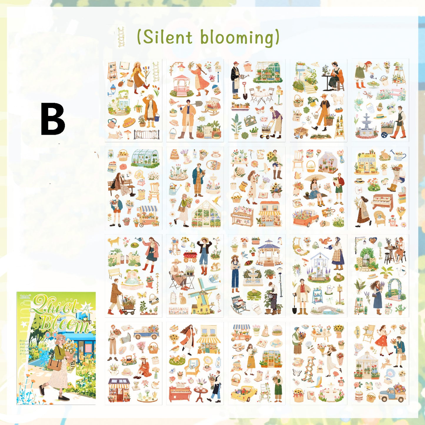 Day and Night Cycle Sticker Book 20pcs