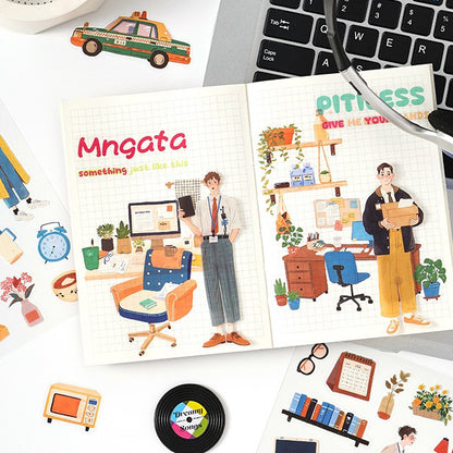 Day and Night Cycle Sticker Book 20pcs