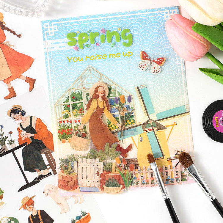 Day and Night Cycle Sticker Book 20pcs