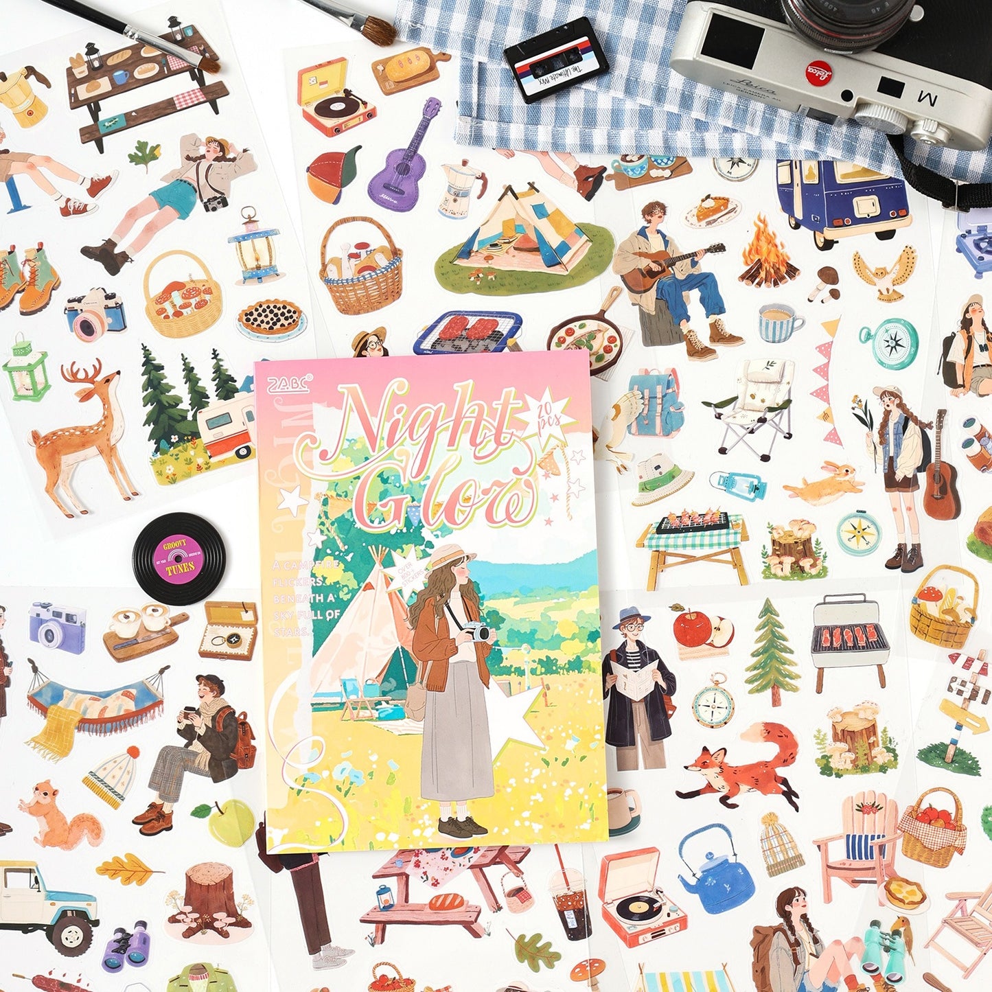 Day and Night Cycle Sticker Book 20pcs