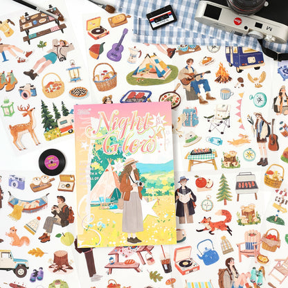 Day and Night Cycle Sticker Book 20pcs