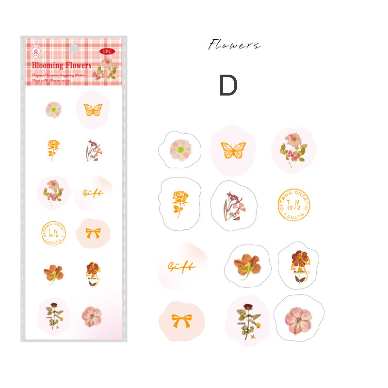 Days with Flowers Series Stickers
