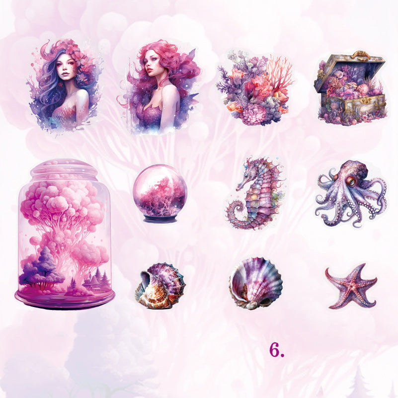 Deep Sea Shimmer Stickers 11pcs