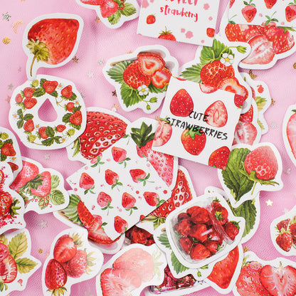 Delicious Strawberries Stick 46pcs