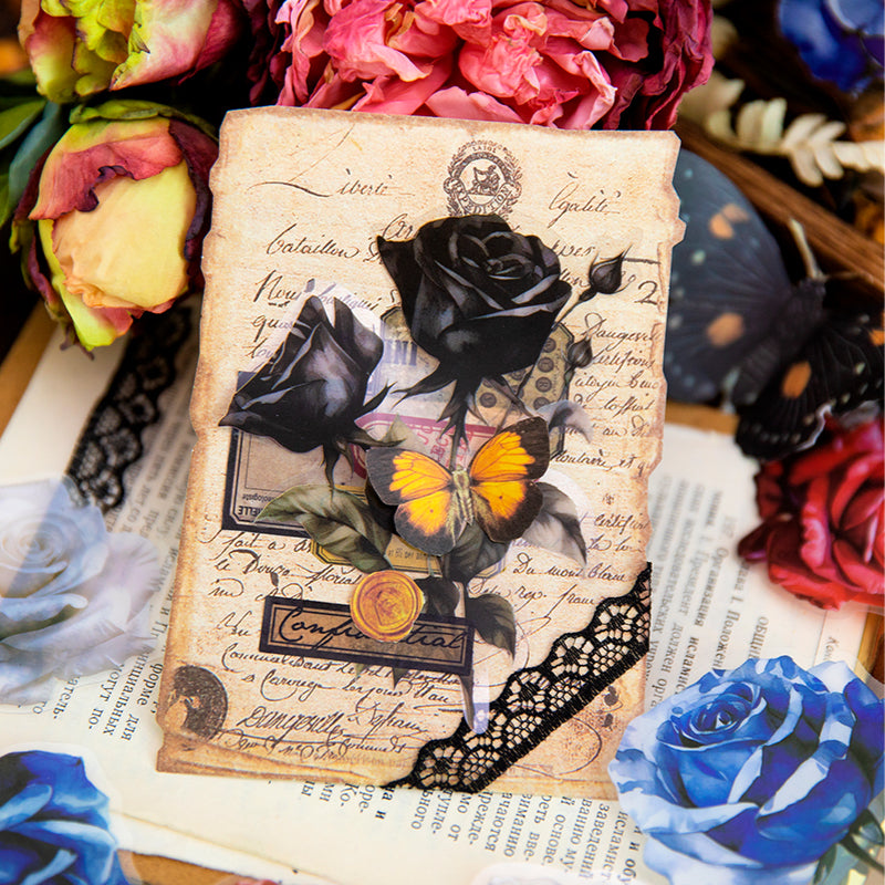 Delusional Rose Sticker 10pcs