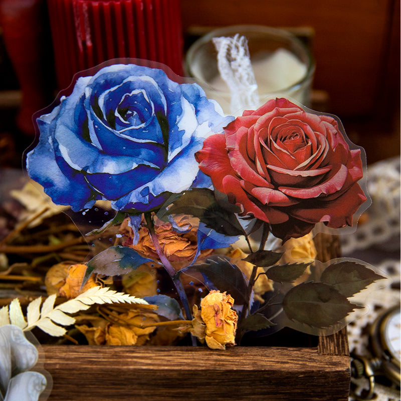 Delusional Rose Sticker 10pcs