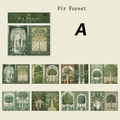 Dense Fir Forest Sticker 16pcs