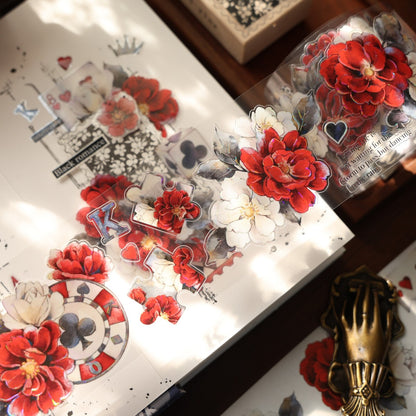 6cm*150cm Die-cutting Lucky Chips Flower Tape