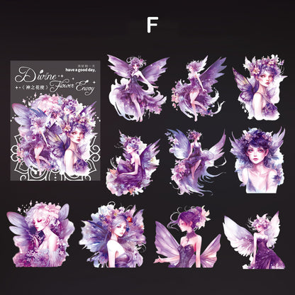 Flower Fairy Stickers 10pcs