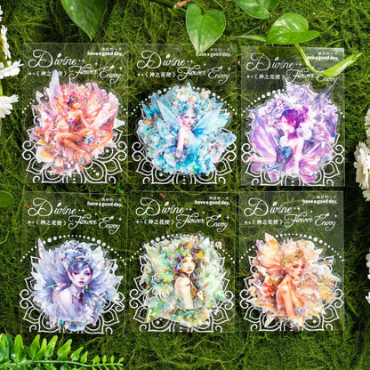 Flower Fairy Stickers 10pcs
