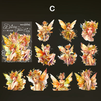 Flower Fairy Stickers 10pcs