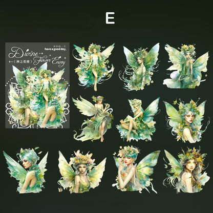 Flower Fairy Stickers 10pcs