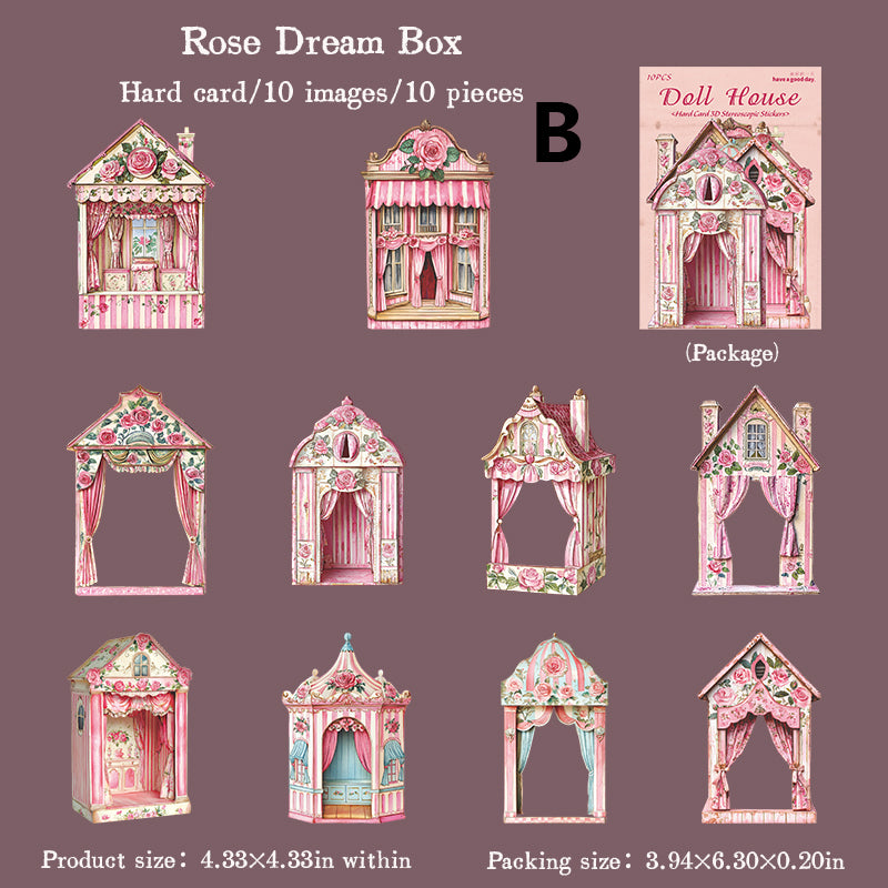 Doll House Sticker 10pcs