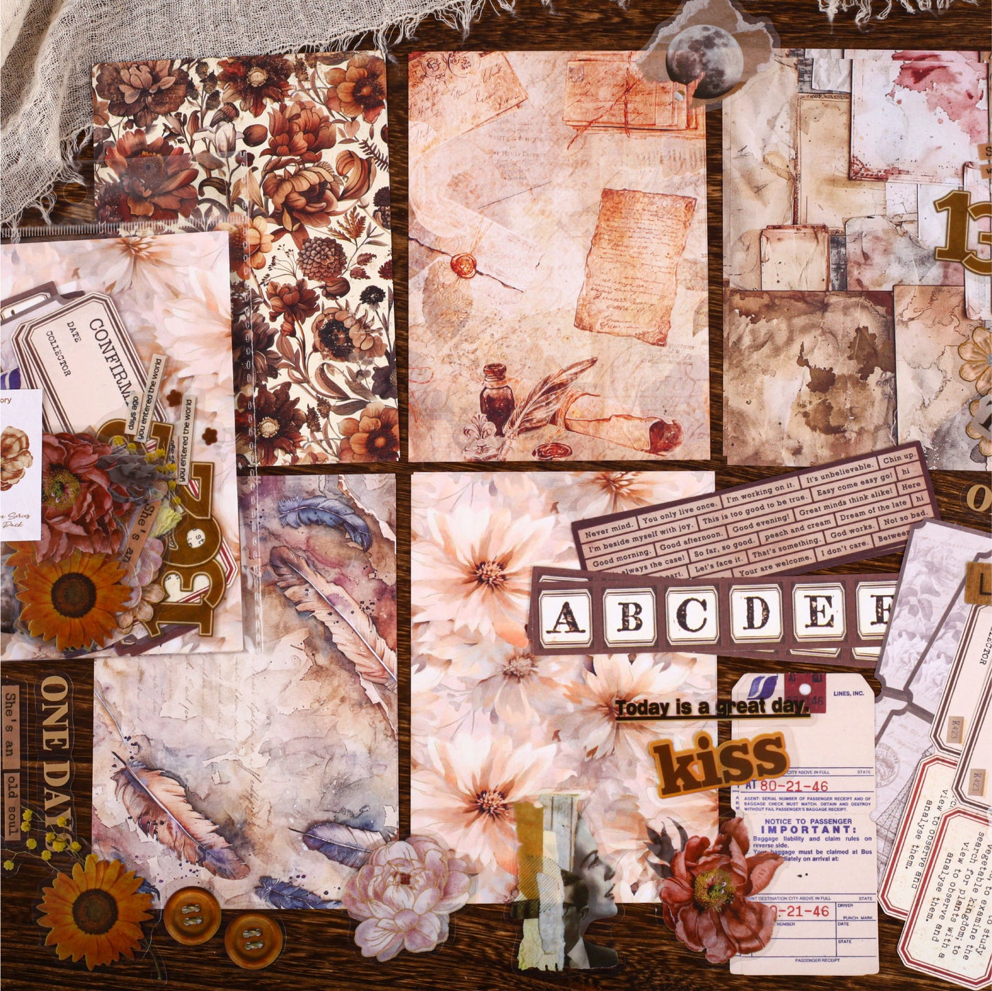 Dolly Garden Stickers 50pcs