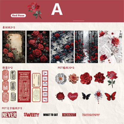 Dolly Garden Stickers 50pcs