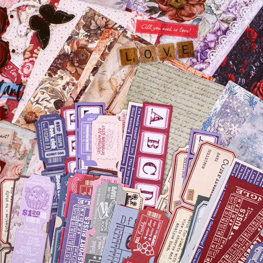 Dolly Garden Stickers 50pcs