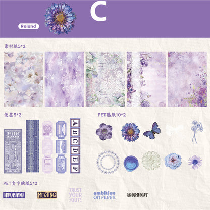 Dolly Garden Stickers 50pcs