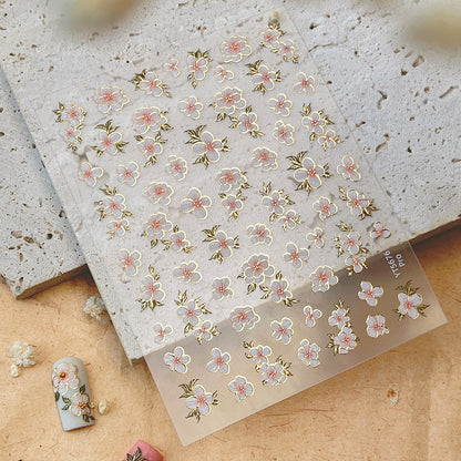 Double-layered Small Flowers Mini Stickers