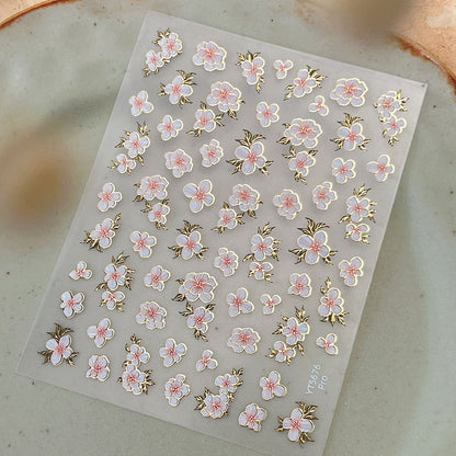 Double-layered Small Flowers Mini Stickers