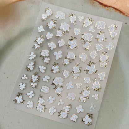 Double-layered Small Flowers Mini Stickers
