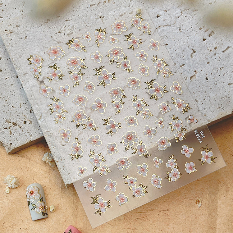Double-layered Small Flowers Mini Stickers