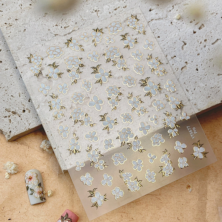Double-layered Small Flowers Mini Stickers