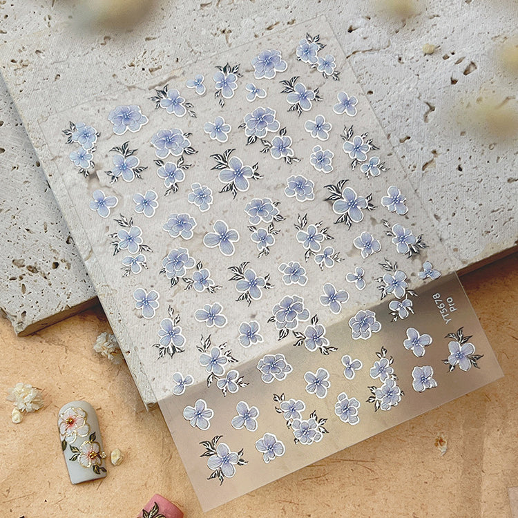 Double-layered Small Flowers Mini Stickers