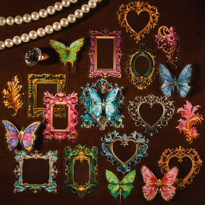 Dream Baroque Butterfly Stickers 30pcs