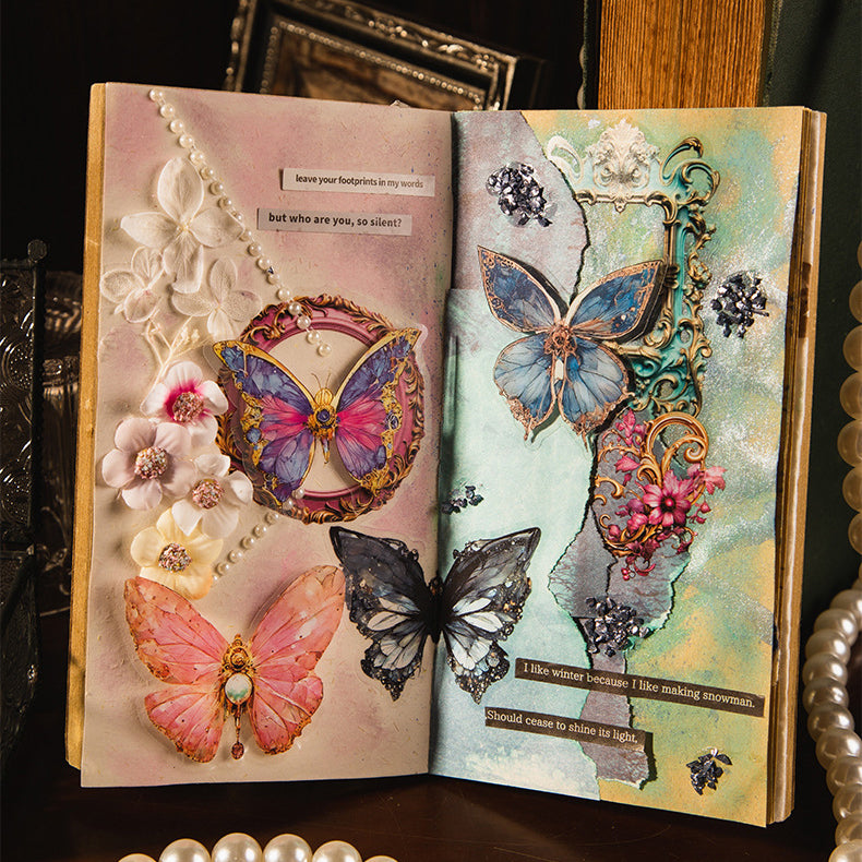 Dream Baroque Butterfly Stickers 30pcs