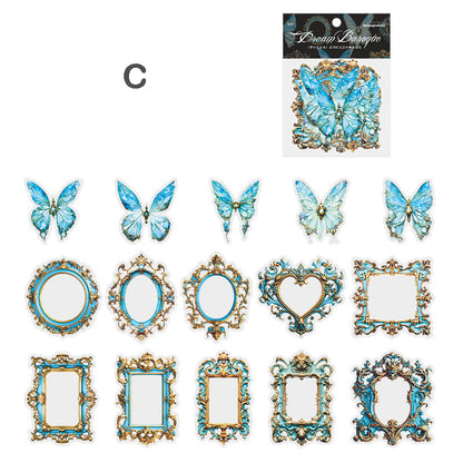 Dream Baroque Butterfly Stickers 30pcs