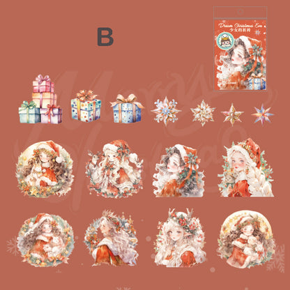 Dream Christmas Eva Stickers 15pcs