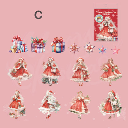 Dream Christmas Eva Stickers 15pcs