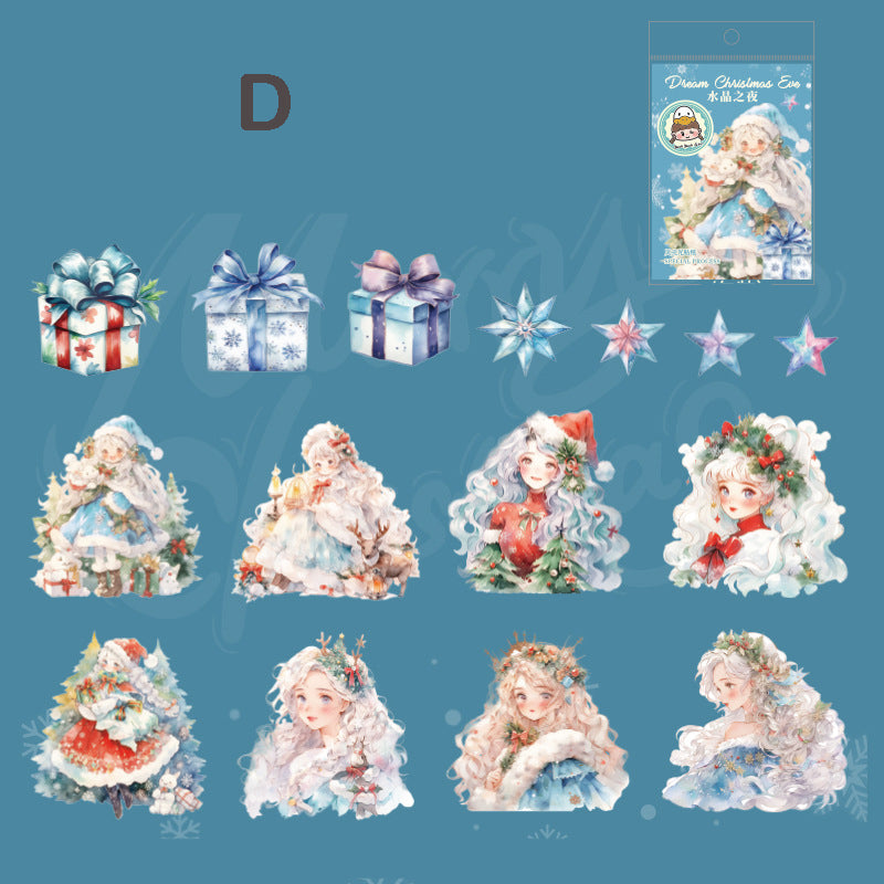 Dream Christmas Eva Stickers 15pcs