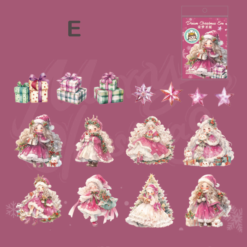 Dream Christmas Eva Stickers 15pcs