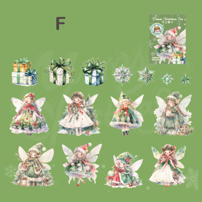 Dream Christmas Eva Stickers 15pcs