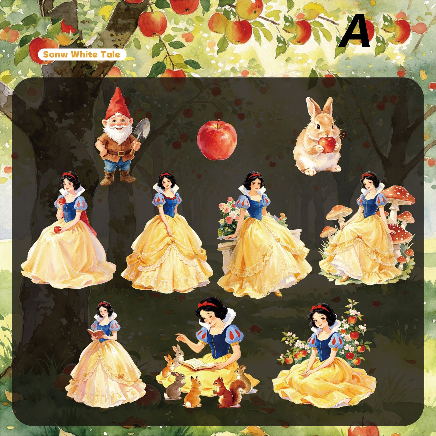 Dream Fantasy Nursery Rhyme Sticker 10pcs